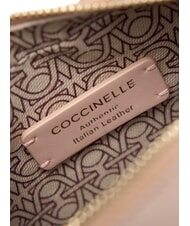 COCCINELLE CAMPIONARIO - BEAT SHINY CALF Mini bolso bandolera de piel brillante rosetas - Bolsos Mujer - 3