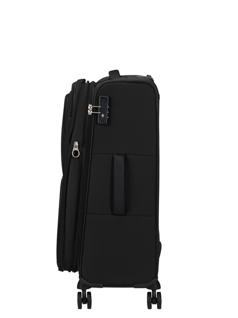 AIR WAVE Carro mediano, expandible NEGRO / ROJO - Trolley Semirr&iacute;gidos