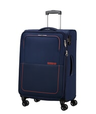 AMERICAN TOURISTER AIR WAVE Cabina + Juego de carritos medianos + grandes azul marino/naranja - Set Trolley - 2