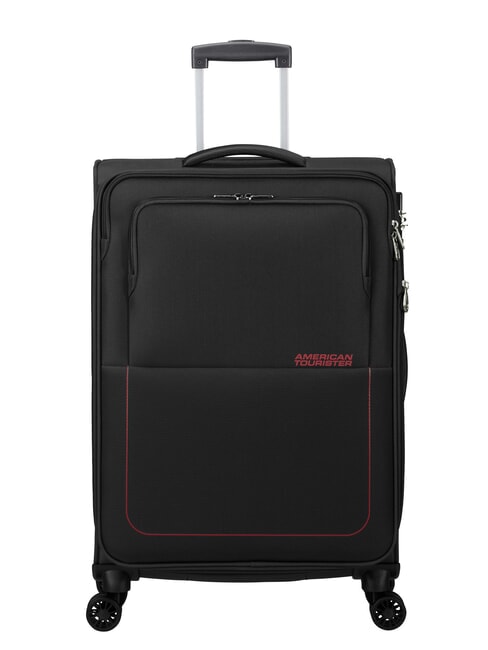 AIR WAVE Cabina + Juego de carritos medianos + grandes NEGRO / ROJO - Set Trolley