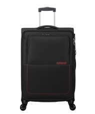 AMERICAN TOURISTER AIR WAVE Cabina + Juego de carritos medianos + grandes NEGRO / ROJO - Set Trolley - 2