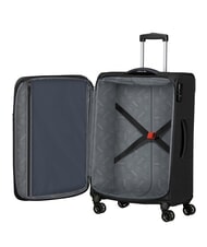 AMERICAN TOURISTER AIR WAVE Cabina + Juego de carritos medianos + grandes NEGRO / ROJO - Set Trolley - 3