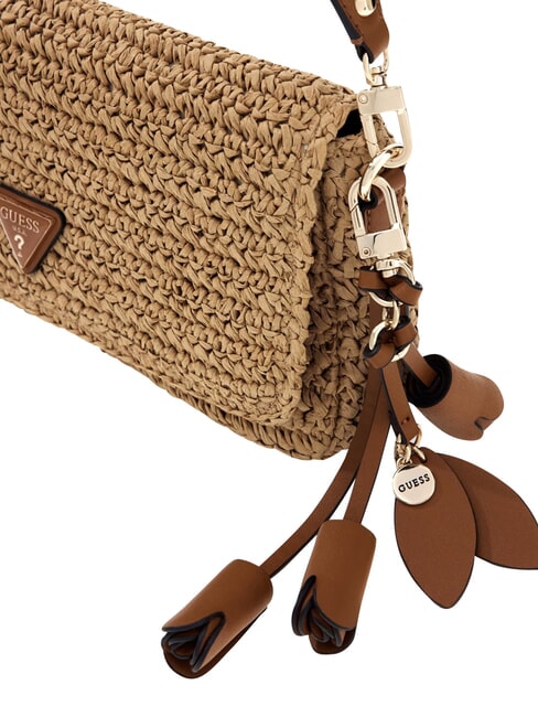 OFELIA Bolso de hombro natural / co&ntilde;ac - Bolsos Mujer