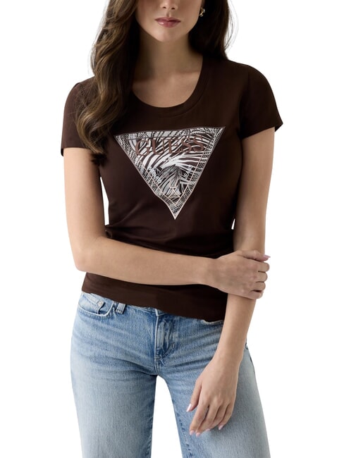 ZEBRA TRIANGLE Camiseta de manga corta marr&oacute;n regio - camiseta