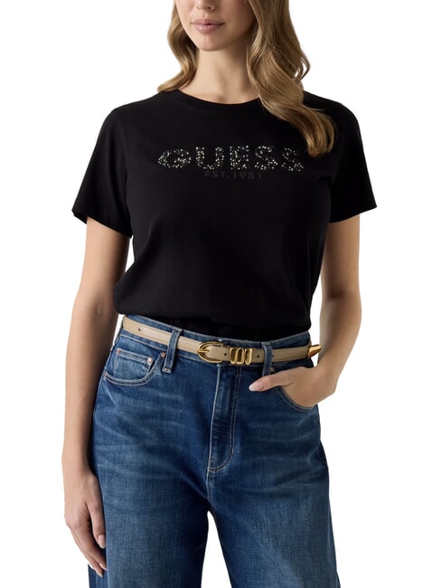 STUDS SCRIPT Camiseta de manga corta jetbla - camiseta
