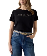 GUESS STUDS SCRIPT Camiseta de manga corta jetbla - camiseta - 2