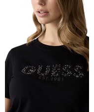 GUESS STUDS SCRIPT Camiseta de manga corta jetbla - camiseta - 5