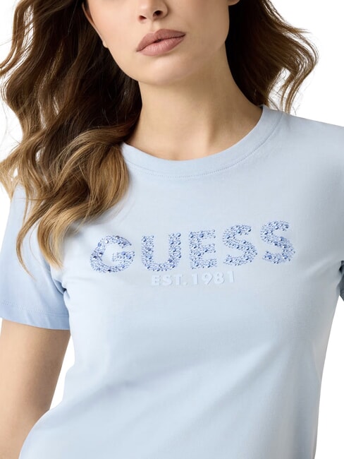 STUDS SCRIPT Camiseta de manga corta azul a&eacute;reo - camiseta
