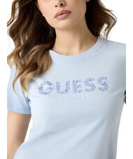 GUESS STUDS SCRIPT Camiseta de manga corta azul a&eacute;reo - camiseta - 5