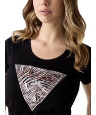 GUESS ZEBRA TRIANGLE Camiseta de manga corta jetbla - camiseta - 4