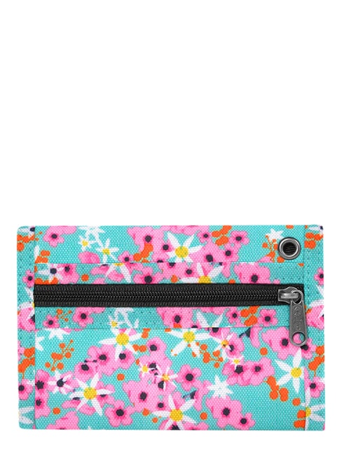 CREW  Cartera con velcro turquesa ditsy - Carteras Hombre