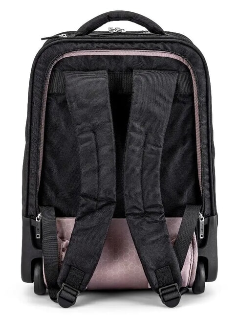 ECO-MOOD Mochila con ruedas para debajo del asiento negro - Equipaje de mano