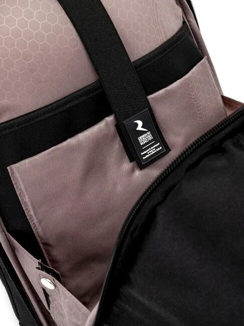 ECO-MOOD Mochila con ruedas para debajo del asiento negro - Equipaje de mano