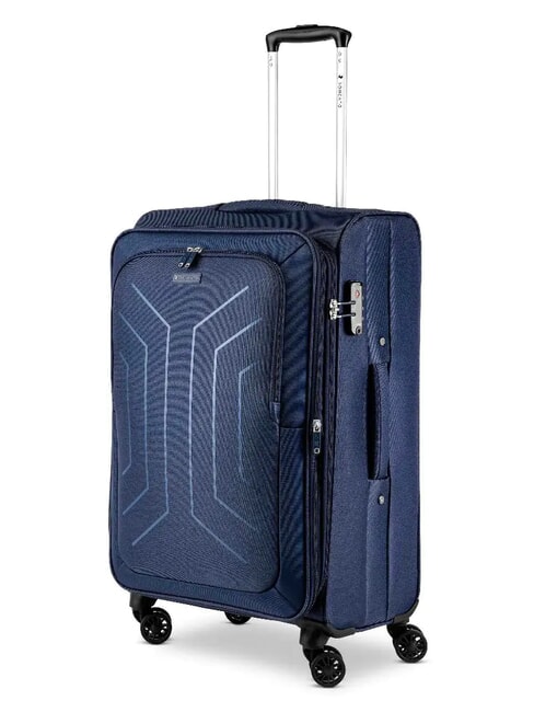 HEXA SOFT Carro mediano, expandible blu navy - Trolley Semirr&iacute;gidos
