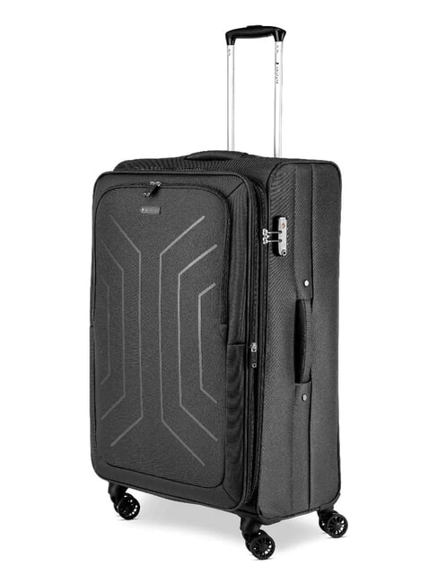 HEXA SOFT Carro grande y extensible negro - Trolley Semirr&iacute;gidos