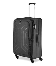 R RONCATO HEXA SOFT Carro grande y extensible negro - Trolley Semirr&iacute;gidos - 3