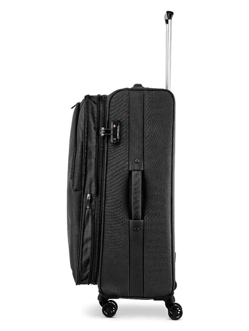 HEXA SOFT Carro grande y extensible negro - Trolley Semirr&iacute;gidos
