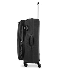 R RONCATO HEXA SOFT Carro grande y extensible negro - Trolley Semirr&iacute;gidos - 4