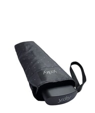 YDRY FAIR Paraguas manual, mango plano lunares negros oscuros - Paraguas - 3