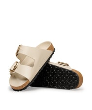 BIRKENSTOCK ARIZONA BIG BUCKLE  Sandalias de cuero ostra brillante - Zapatos Mujer - 4