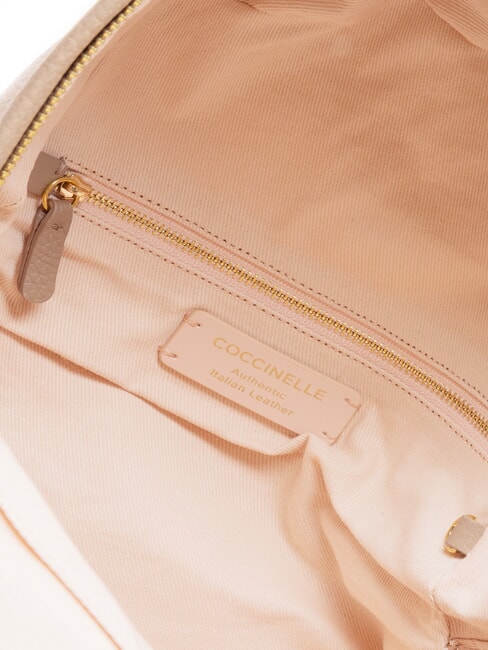 JINNY Mochila de cuero rosetas - Bolsos Mujer