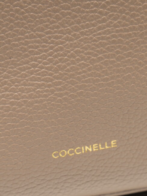 JINNY Mochila de cuero topo c&aacute;lido - Bolsos Mujer