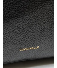 COCCINELLE JINNY Mochila de cuero negro - Bolsos Mujer - 3