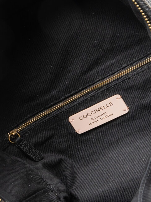 JINNY Mochila de cuero negro - Bolsos Mujer