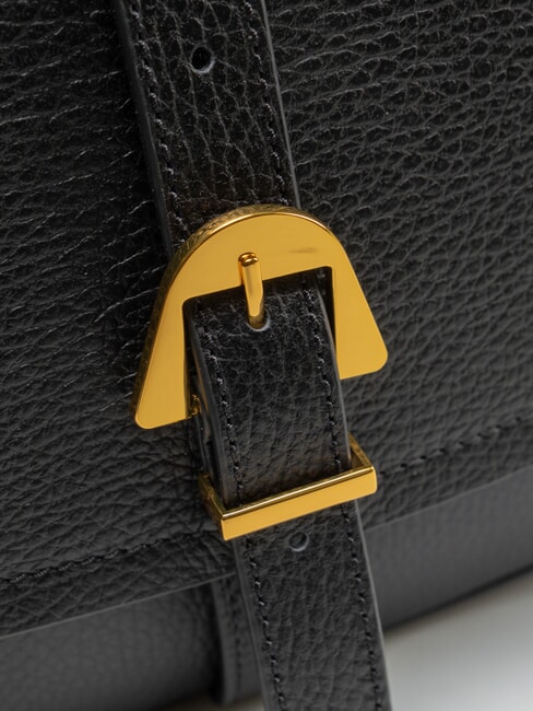 MAGALU Bolso de mano con correa para el hombro. negro - Bolsos Mujer