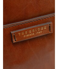 THE BRIDGE CECILIA Bolso cubo de cuero BROWN - Bolsos Mujer - 3