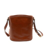 THE BRIDGE CECILIA Bolso cubo de cuero BROWN - Bolsos Mujer - 4