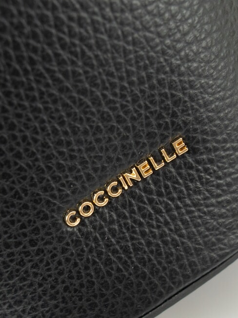 CHARLOTTE Mini bolso cubo de piel negro - Bolsos Mujer