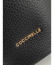 COCCINELLE CHARLOTTE Mini bolso cubo de piel negro - Bolsos Mujer - 2