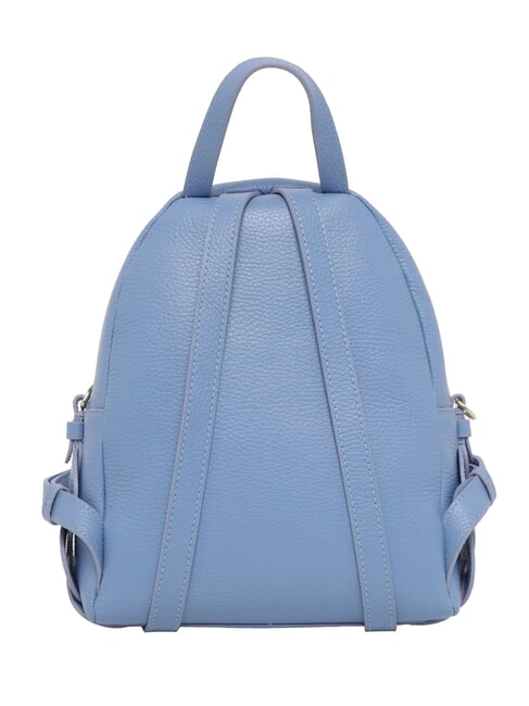 CHARLOTTE Mochila de cuero azul - Bolsos Mujer