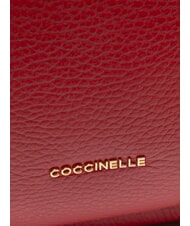 COCCINELLE CHARLOTTE Mochila de cuero sangr&iacute;a - Bolsos Mujer - 3