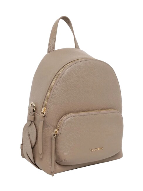 CHARLOTTE Mochila de cuero topo c&aacute;lido - Bolsos Mujer