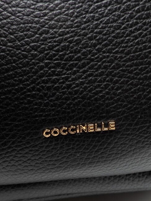 CHARLOTTE Mochila de cuero negro - Bolsos Mujer