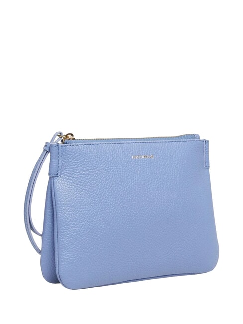 LORINE Bolso de mano de cuero azul - Bolsos Mujer