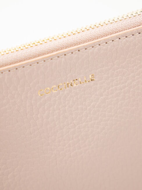 LORINE Bolso de mano de cuero rosetas - Bolsos Mujer