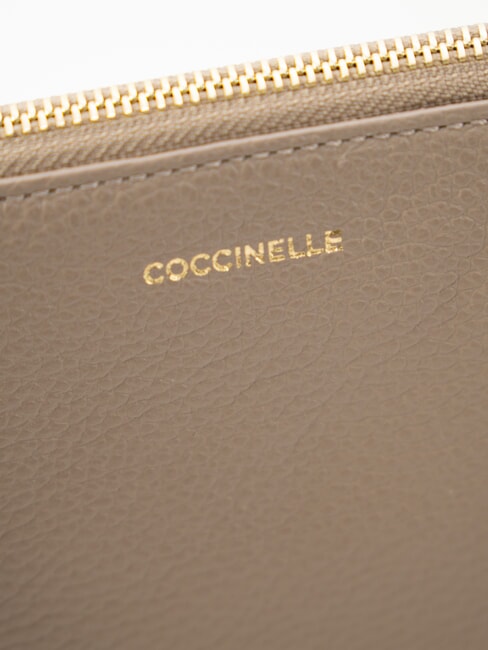 LORINE Bolso de mano de cuero topo c&aacute;lido - Bolsos Mujer