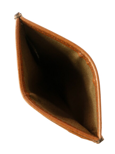 BIAGIO Tarjetero plano de cuero cogn / pall - Carteras Hombre