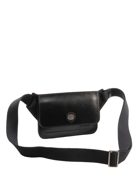 STORY Ri&ntilde;onera de cuero negro - Bolsos Mujer