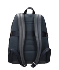 PIQUADRO X1 Mochila de cuero para port&aacute;til de 15,6" azul / marr&oacute;n - Mochilas para port&aacute;til - 3