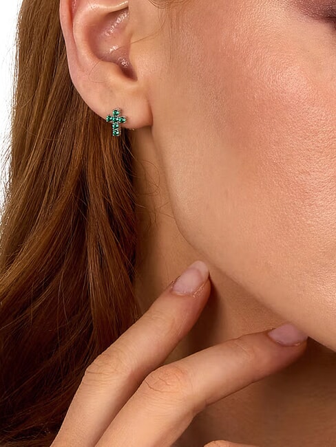 TESORI Pendientes verde - Pendientes