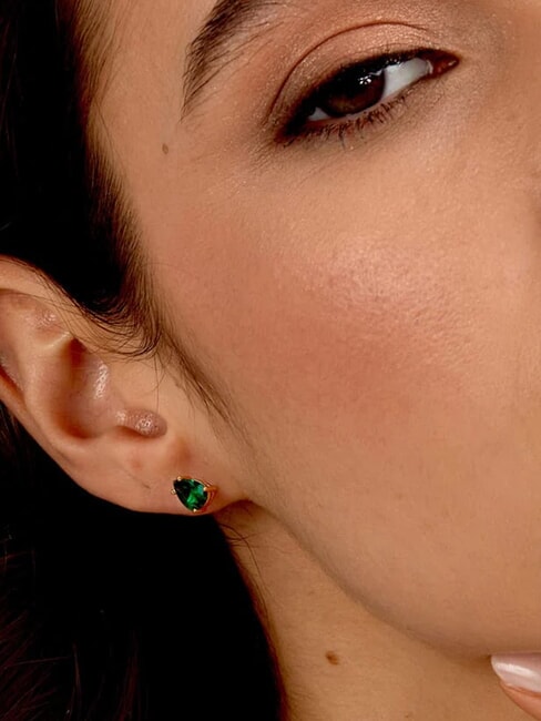 TESORI Pendientes verde - Pendientes