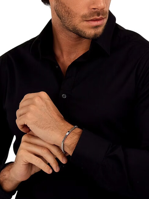 MOTOTOWN Pulsera de acero negro - Pulseras de hombre