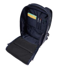 PIQUADRO CRONUS Mochila para port&aacute;til de 14", de piel. azul - Mochilas para port&aacute;til - 4