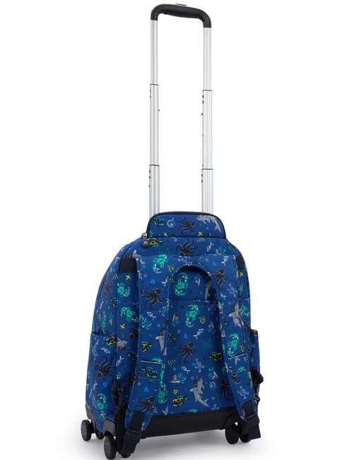 NEW ZEA Mochila con ruedas y soporte para port&aacute;til fiesta submarina - Mochilas con ruedas