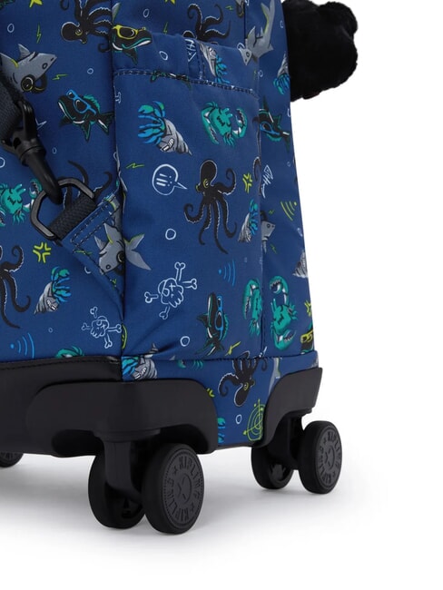 NEW ZEA Mochila con ruedas y soporte para port&aacute;til fiesta submarina - Mochilas con ruedas