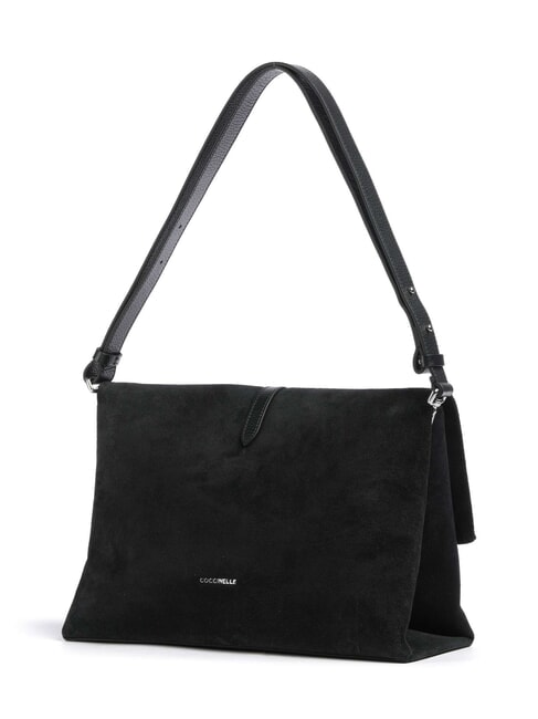 CAMPIONARIO - DORIAN SUEDE Bolso de hombro negro - Bolsos Mujer